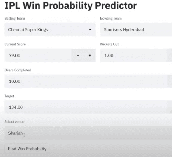 IPL Score Predictor